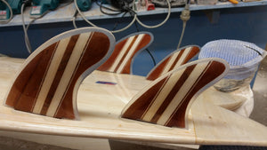 Short Board Timber Fins