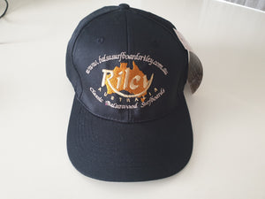 Black Eco Cap or Blue Truckers mesh hat