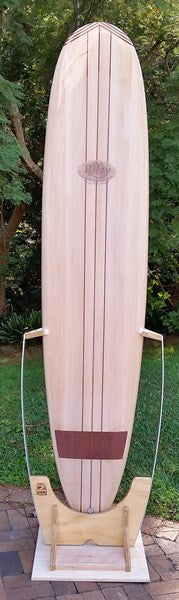 Hand made timber or wood surfboard racks and stands