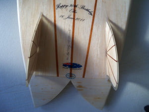 Fish Board Keel Timber Fins