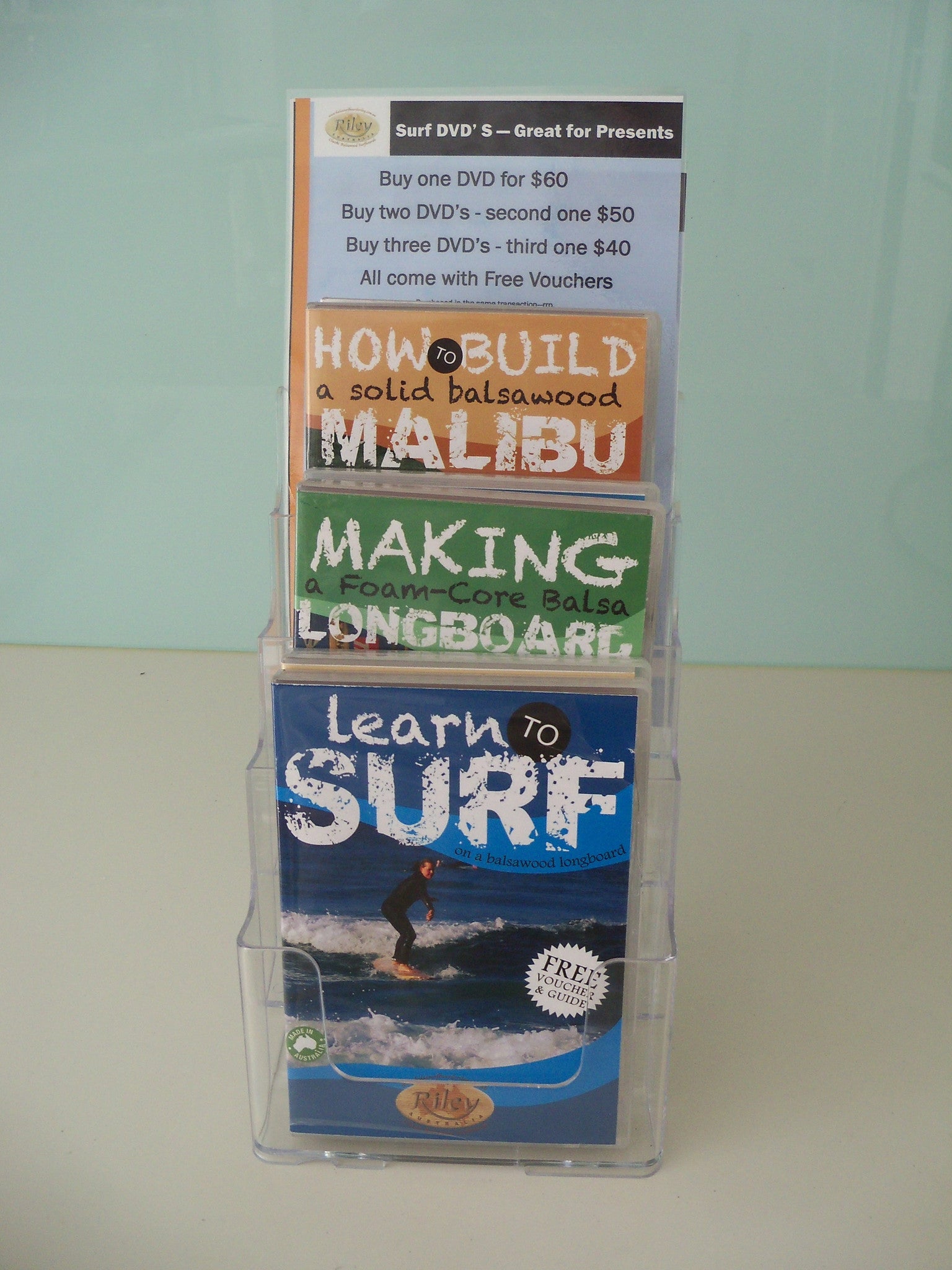 DVD - How to Make a Foam Core Balsawood Surfboard