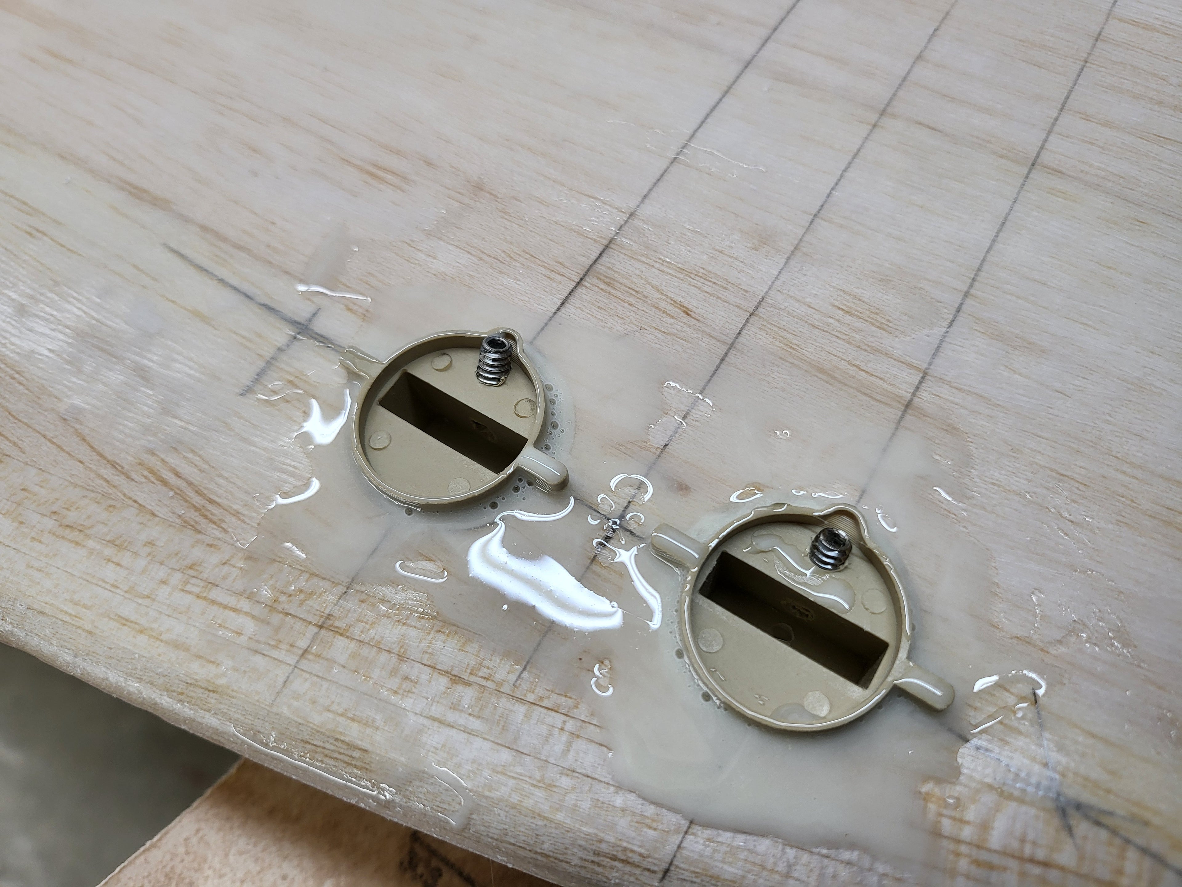Single, twin or Thruster/ Quad fin box sets