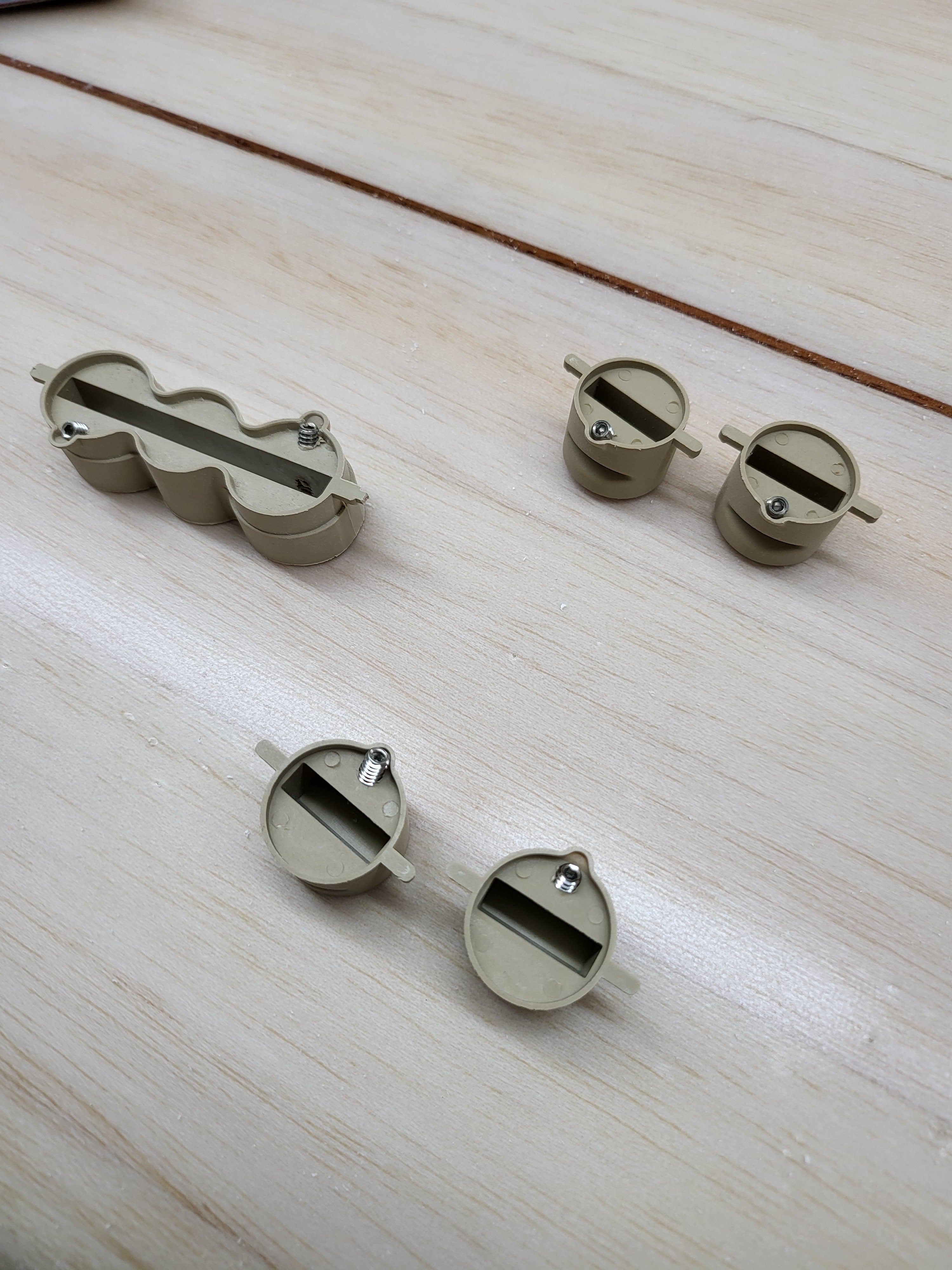 Single, twin or Thruster/ Quad fin box sets