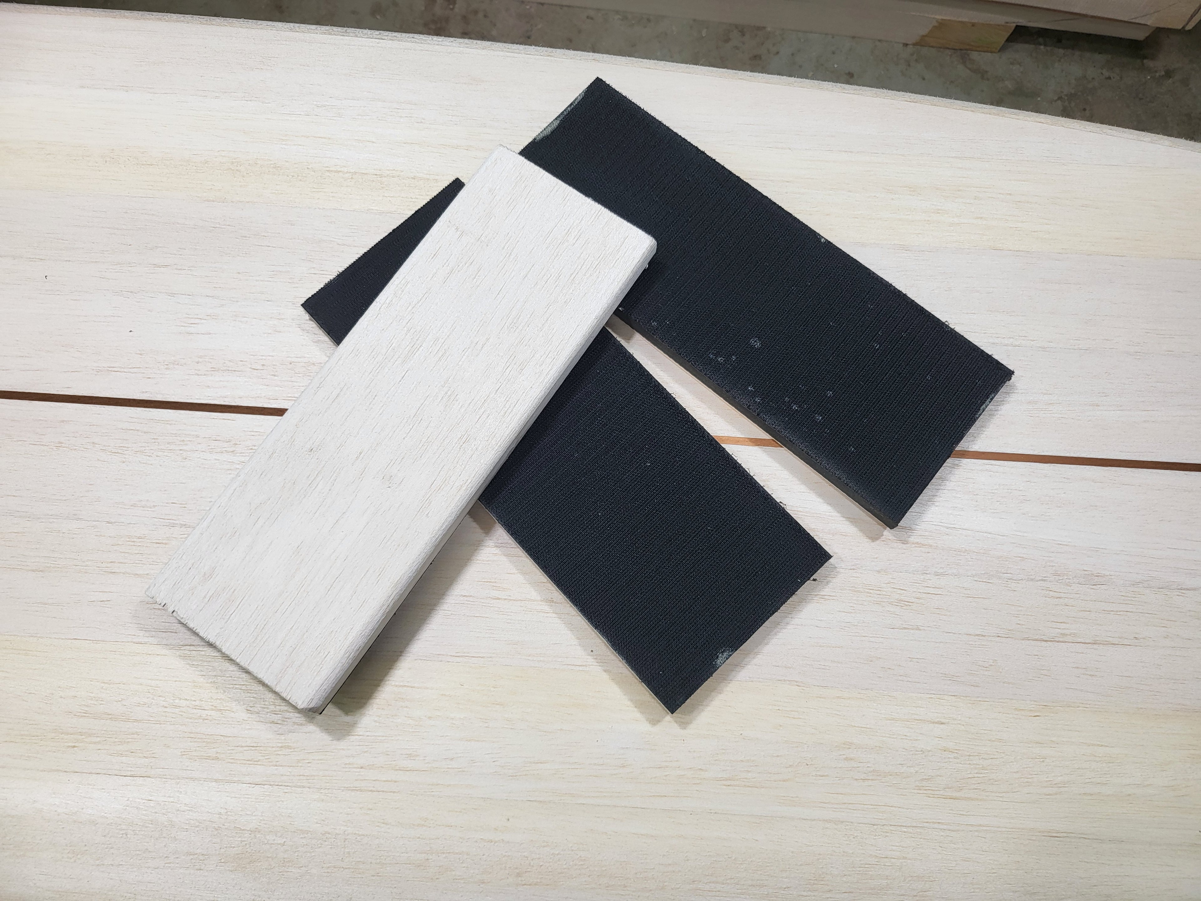 Foam and Balsa wood shaping and sanding blocks