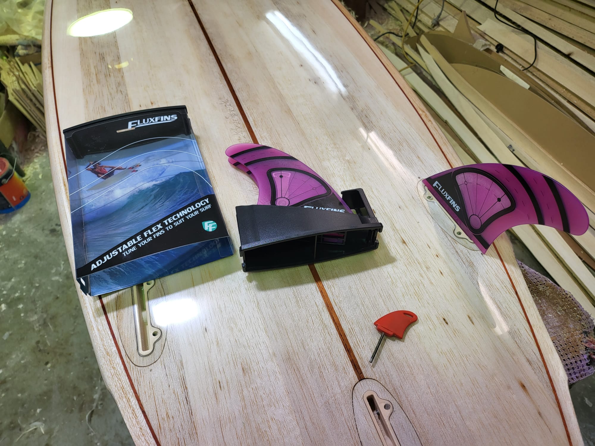 Flux Fins for FCS1
