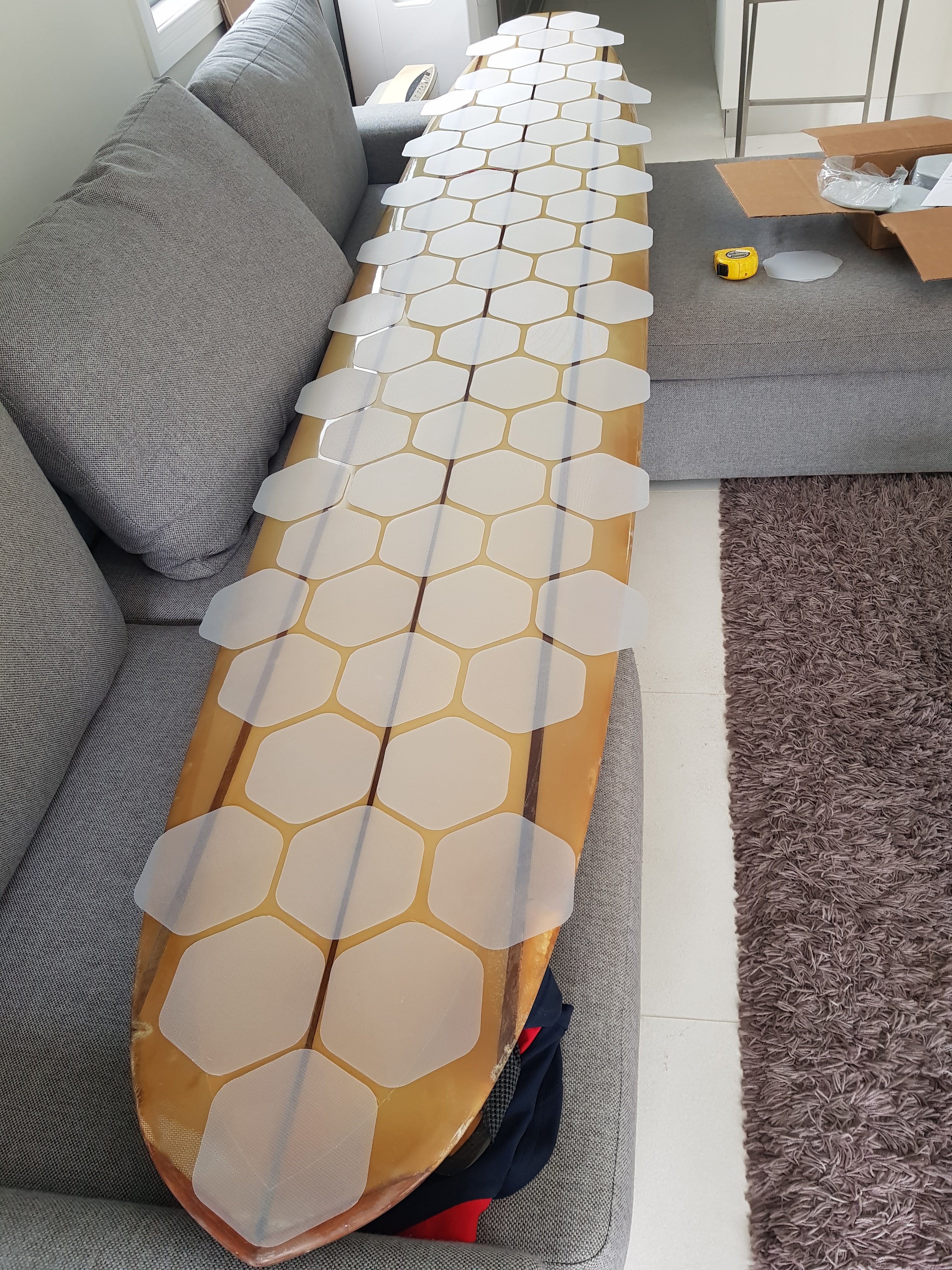 Versa Traction clear DECK grip tape for surfboards