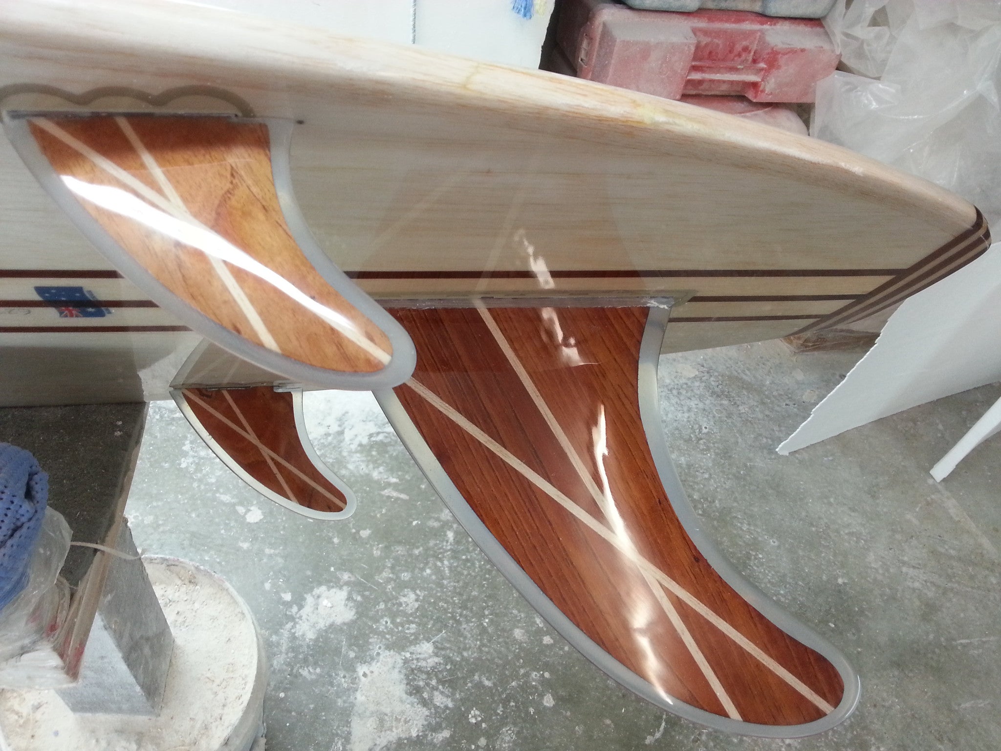 Short Board Timber Fins