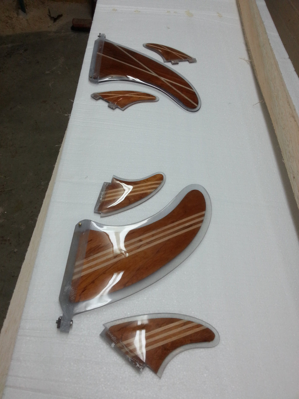 Short Board Timber Fins