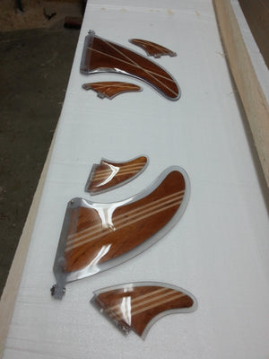 Longboard Timber Fins