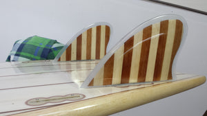 Fish Board Keel Timber Fins