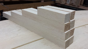 End grain sheet balsa wood - any thickness is possible