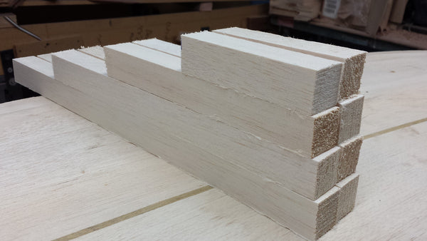 End grain sheet balsa wood - any thickness is possible - Riley Balsa ...