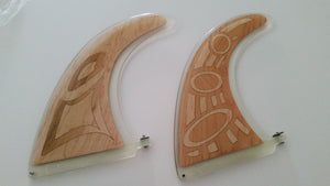 Short Board Timber Fins