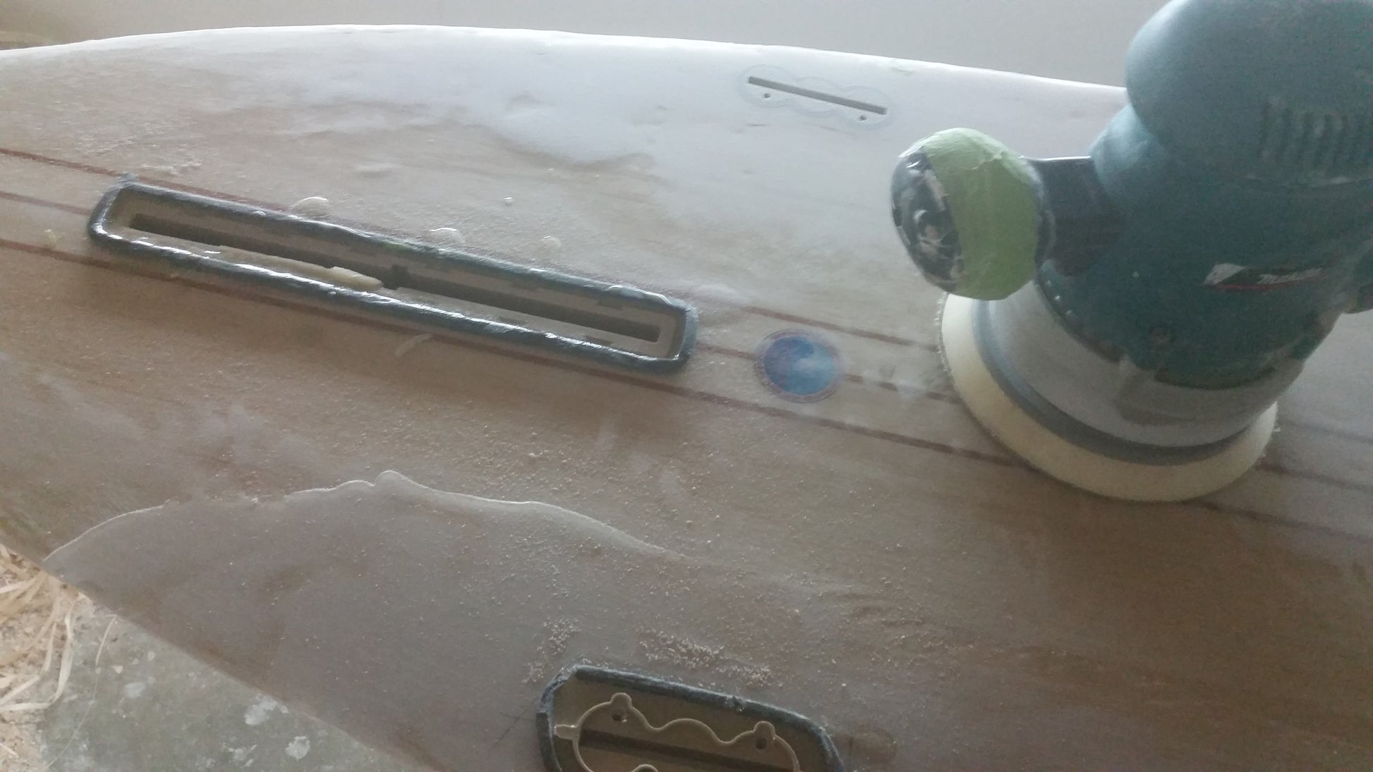 Aust made longboard fin boxes