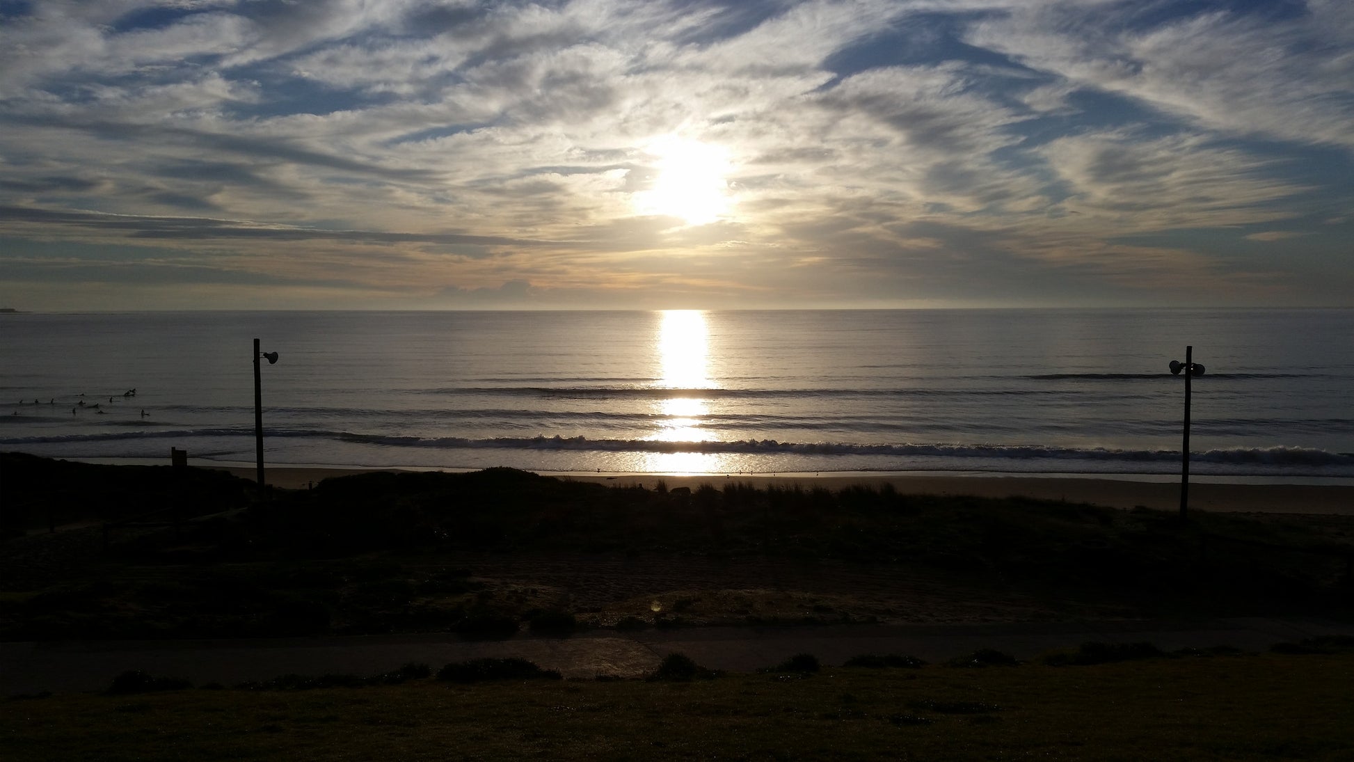 Canvas surf and beach panoramic surf prints