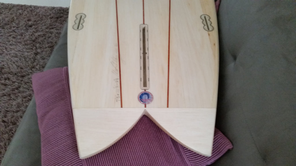 Aust made longboard fin boxes