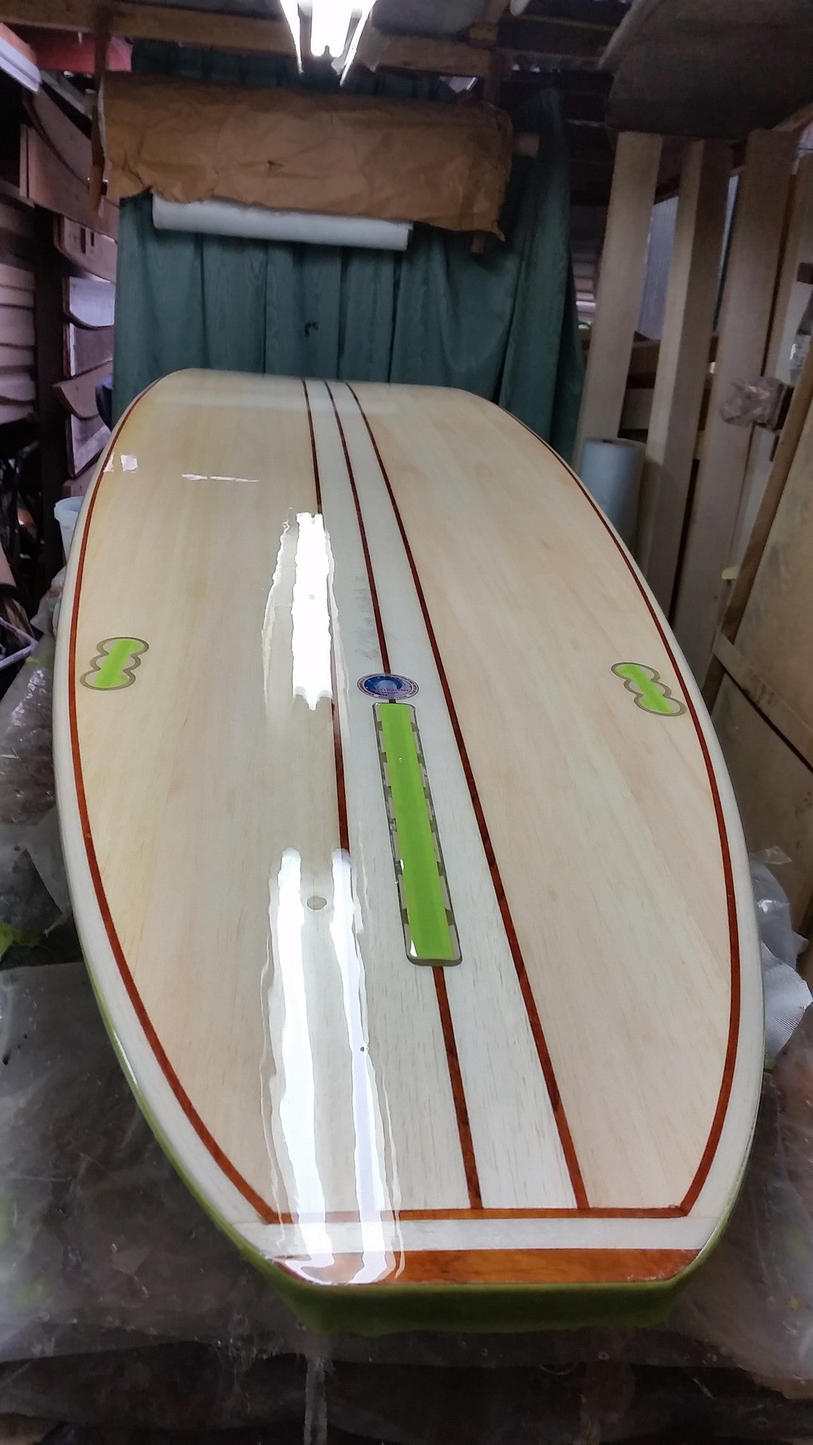 Aust made longboard fin boxes