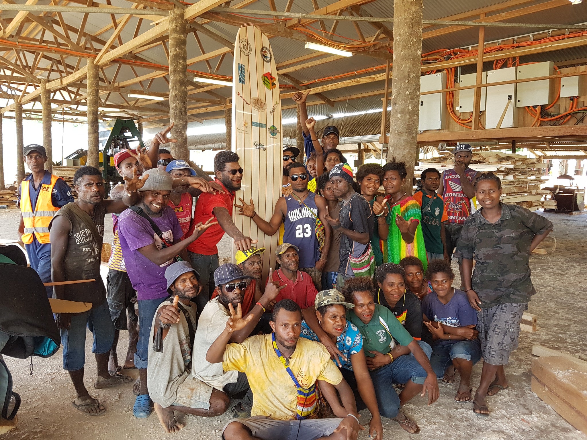 Travel to Papua New Guinea and build a balsa board