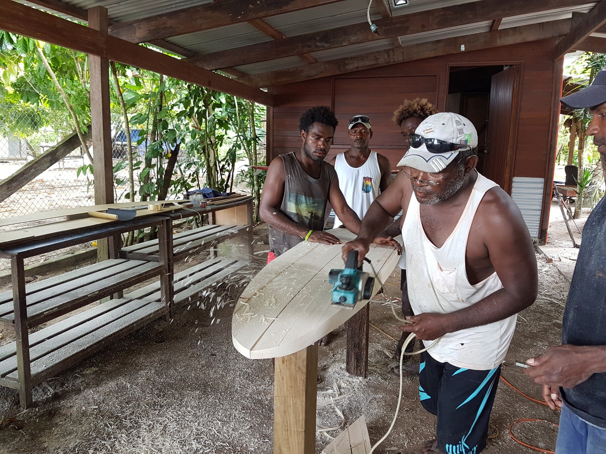 Travel to Papua New Guinea and build a balsa board