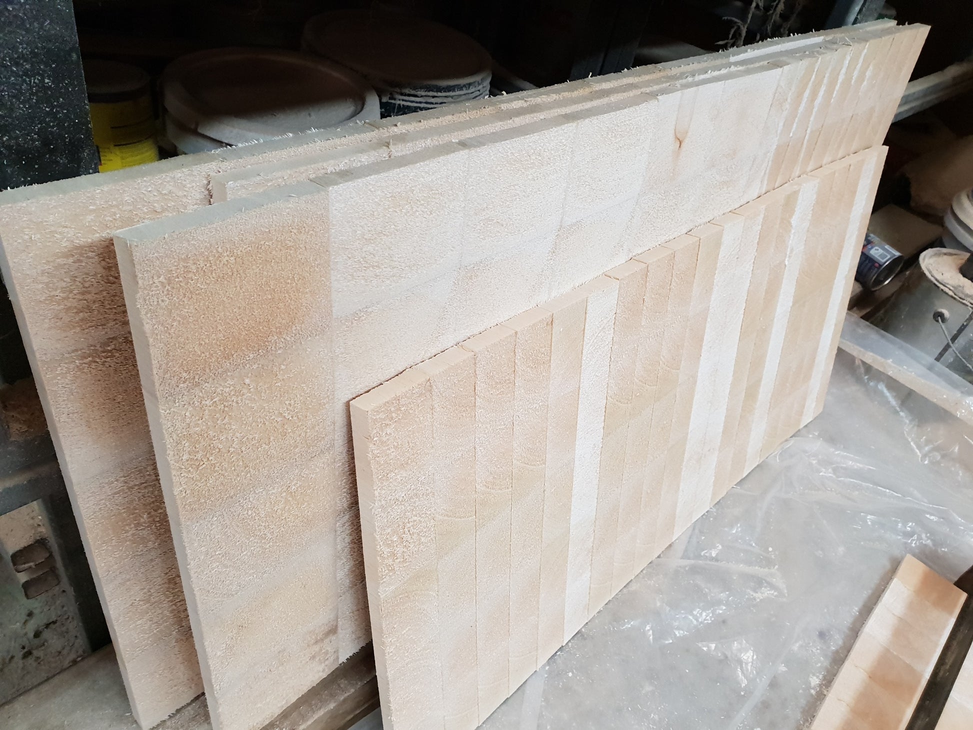 End grain sheet balsa wood - any thickness is possible