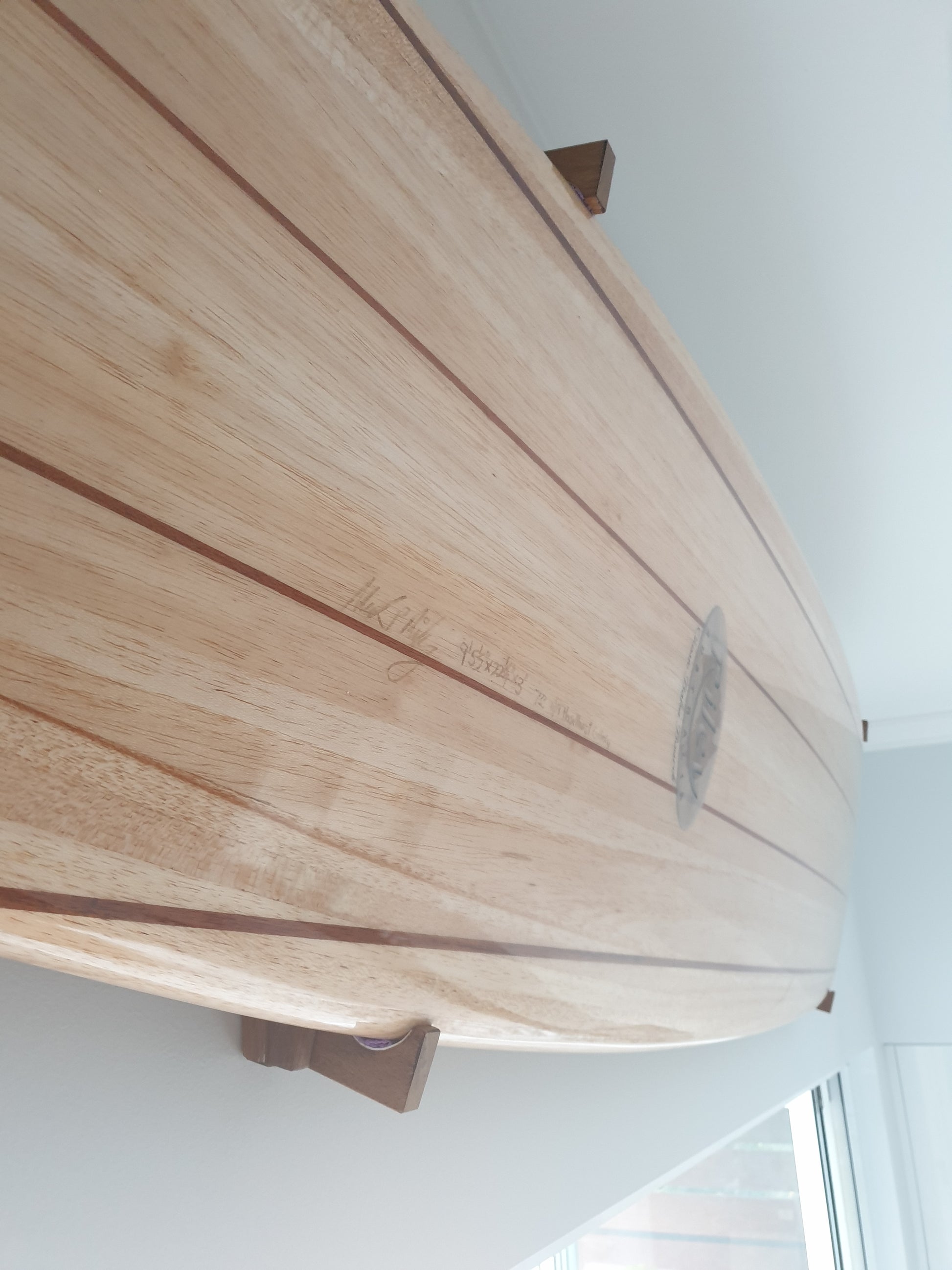 Hand made timber or wood surfboard racks and stands