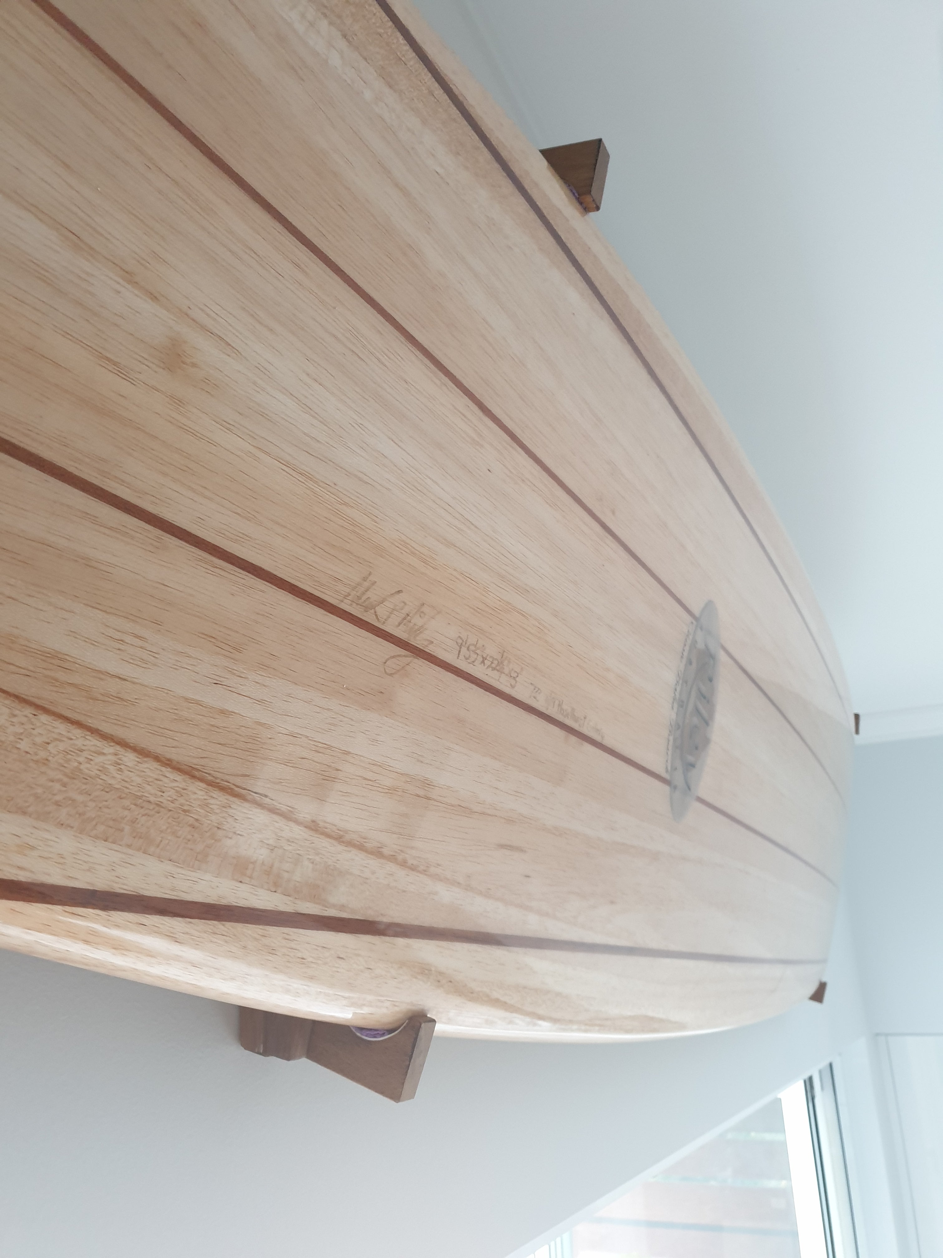 Hand made timber or wood surfboard racks and stands