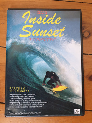 Inside Sunset DVD from Cronulla or Gymea Bay to Hawaii Waimea Bay