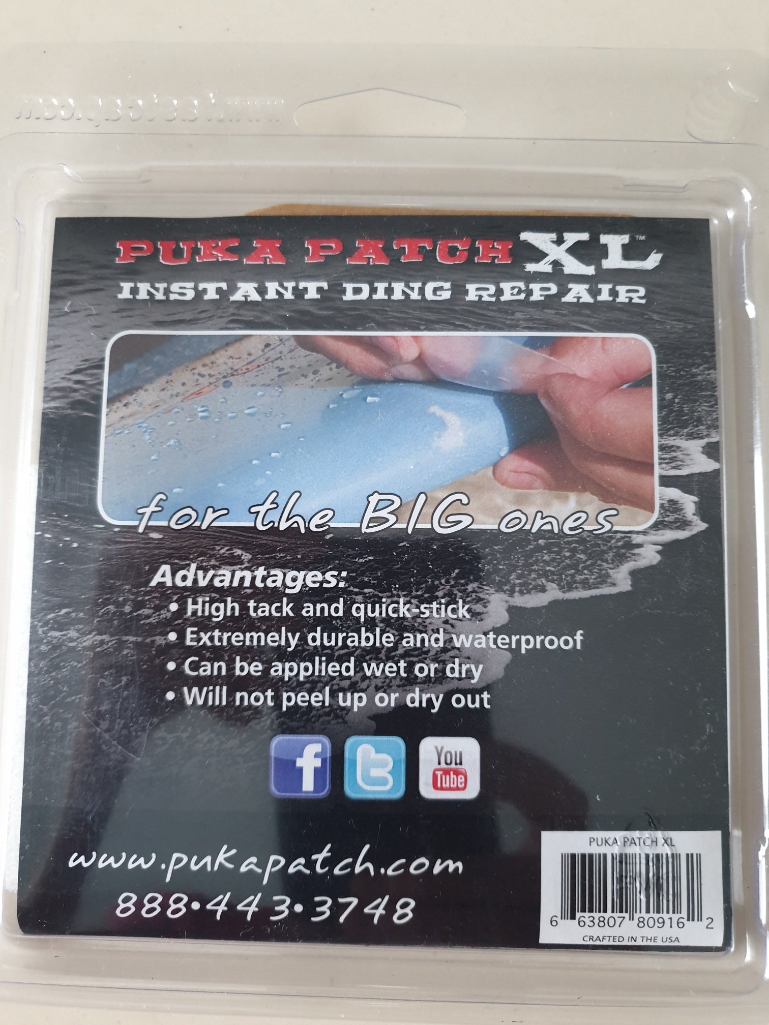 Puka Patch Ding repair