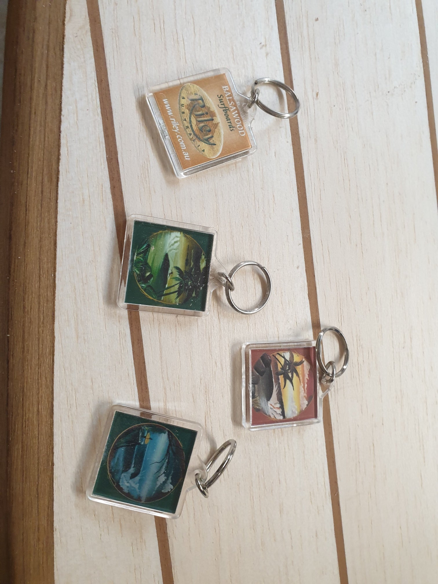 Riley surf keyrings