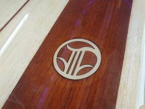 Computer cut wood logos