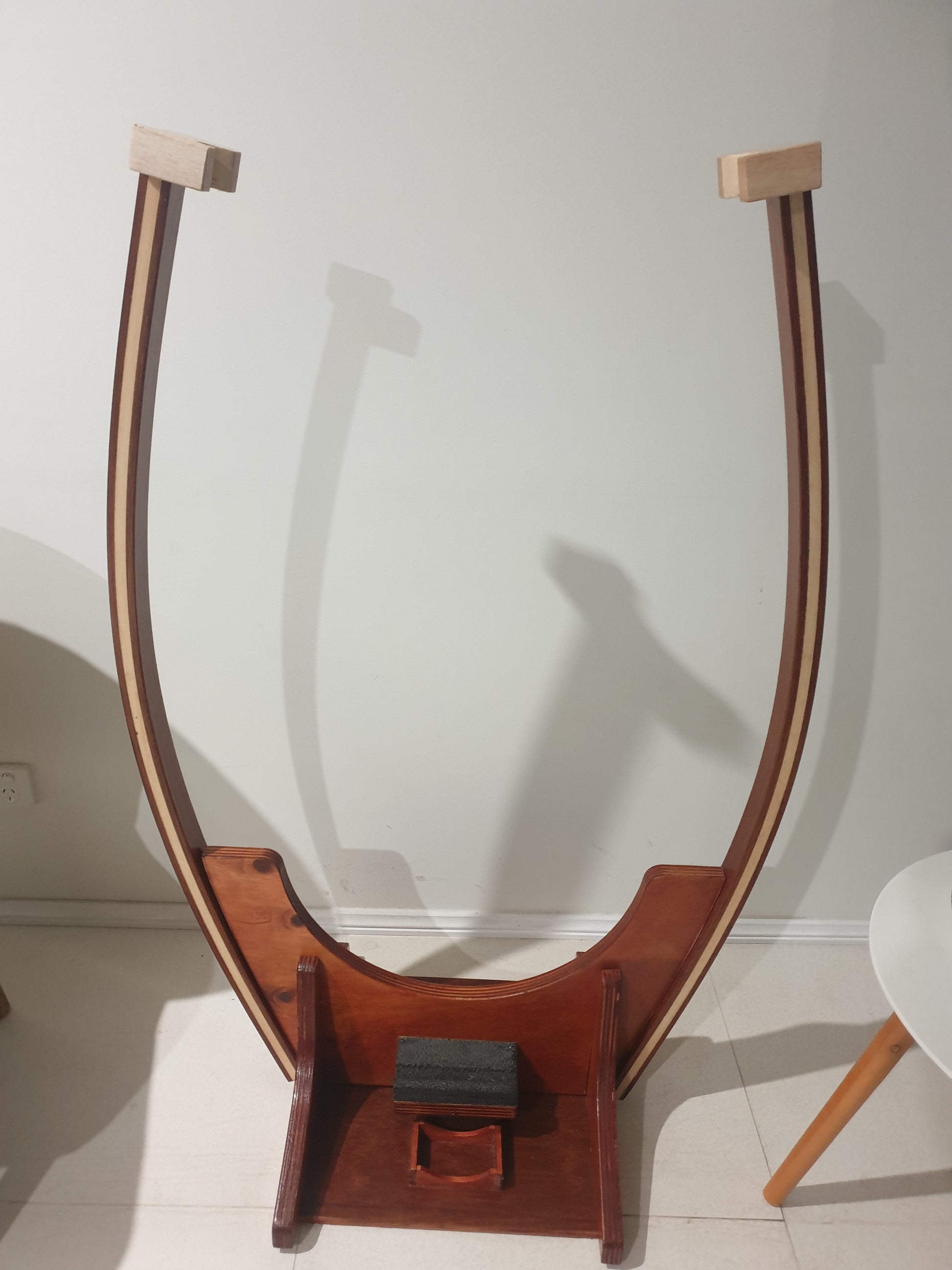 Hand made timber or wood surfboard racks and stands