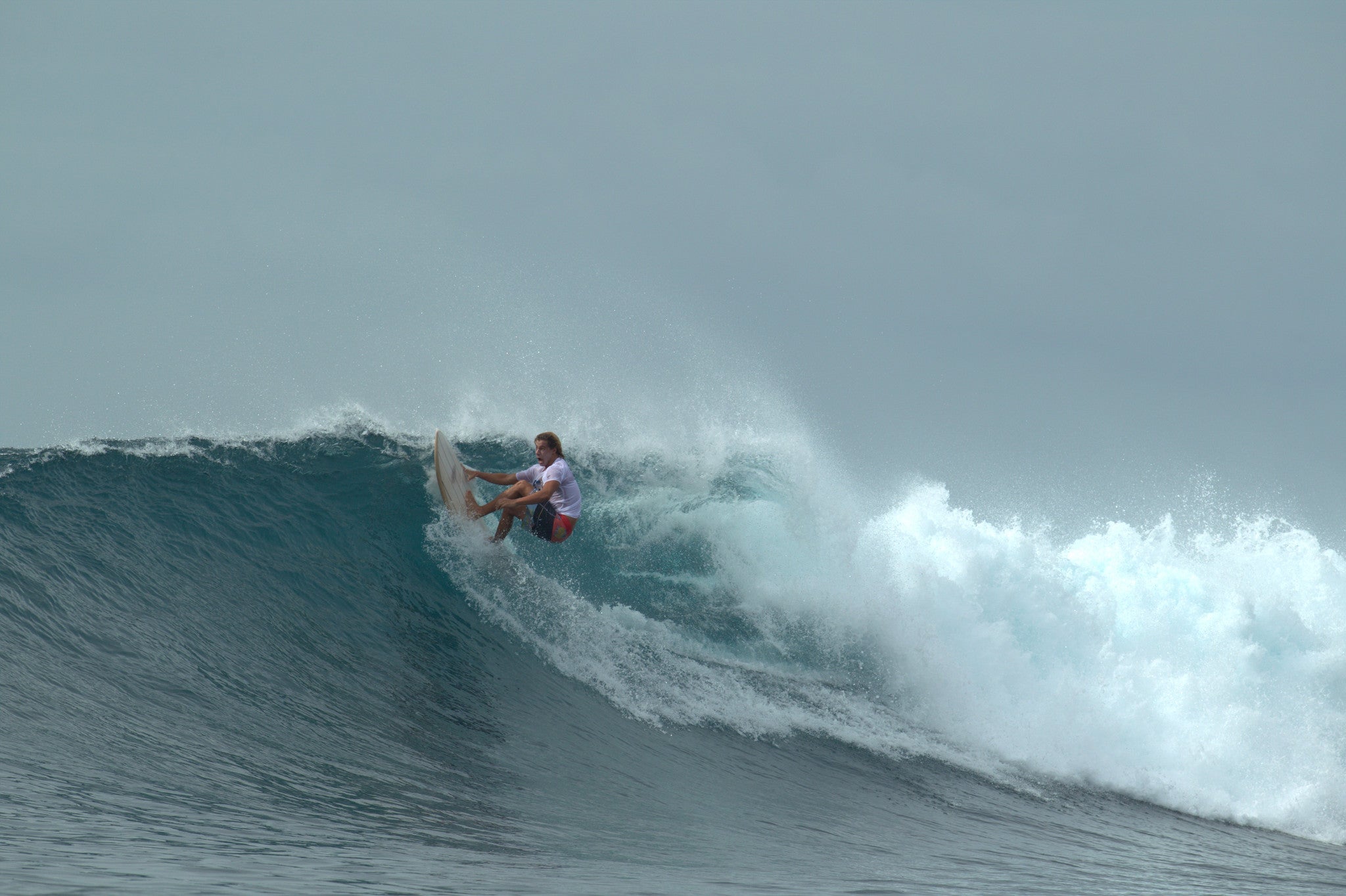 Fish off the lip in Telo Islands