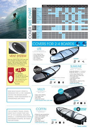 Vented Balin Surfboard covers and bags
