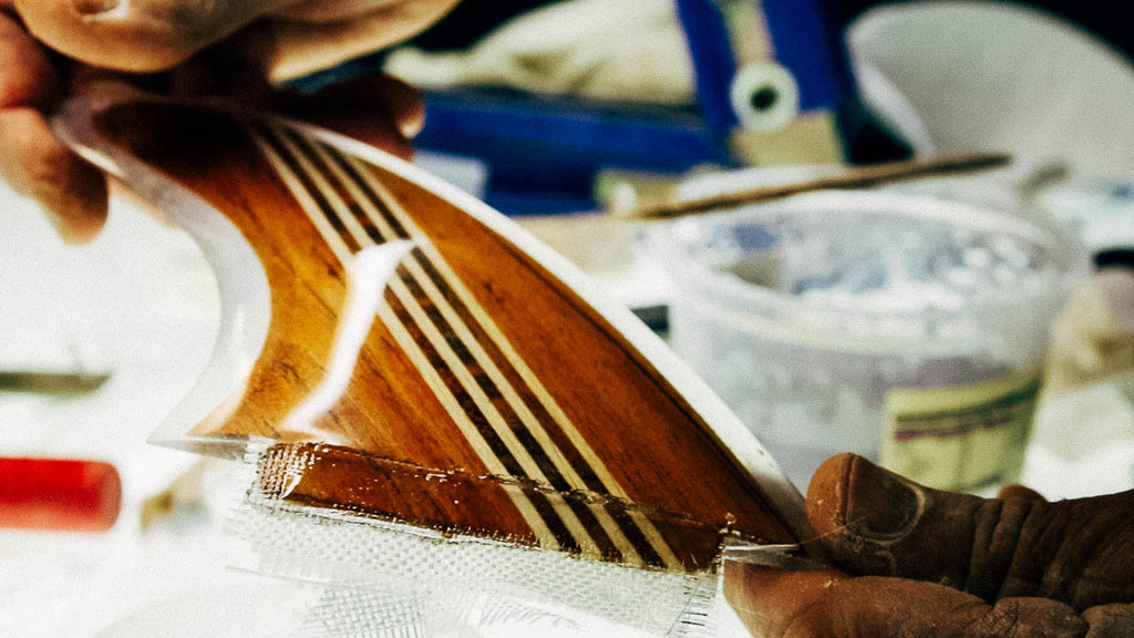 Fish Board Keel Timber Fins