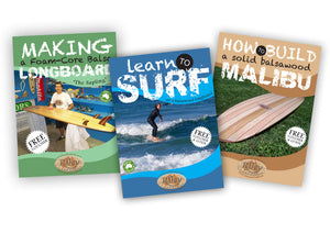 Learn to Surf on a Riley Balsawood Beginners’ Longboard