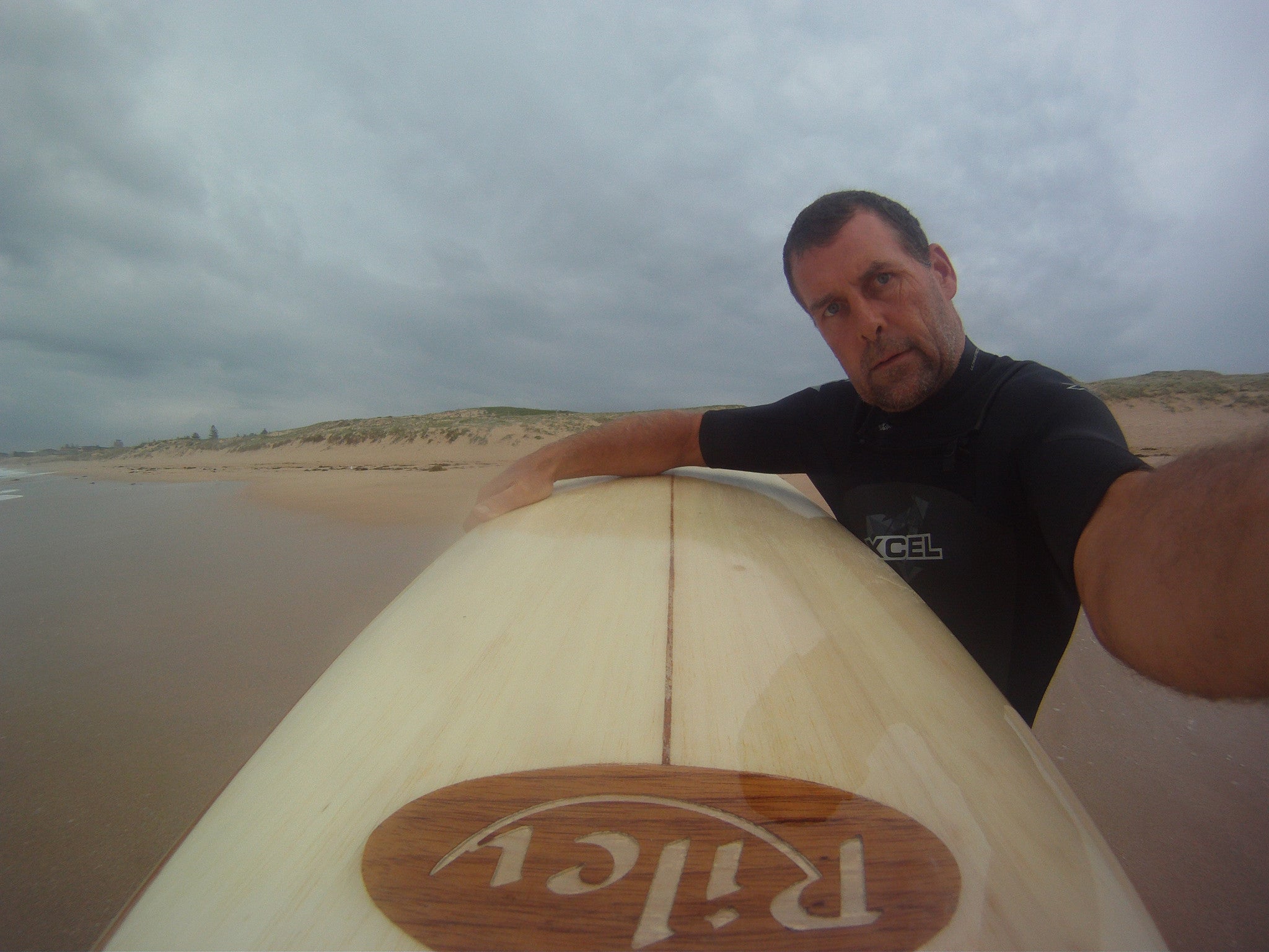 Brush on clear deck grip - waxless