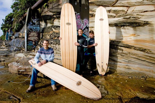 Legno di balsa grezzo - lungo 300 mm - Riley Balsa Wood Surfboards