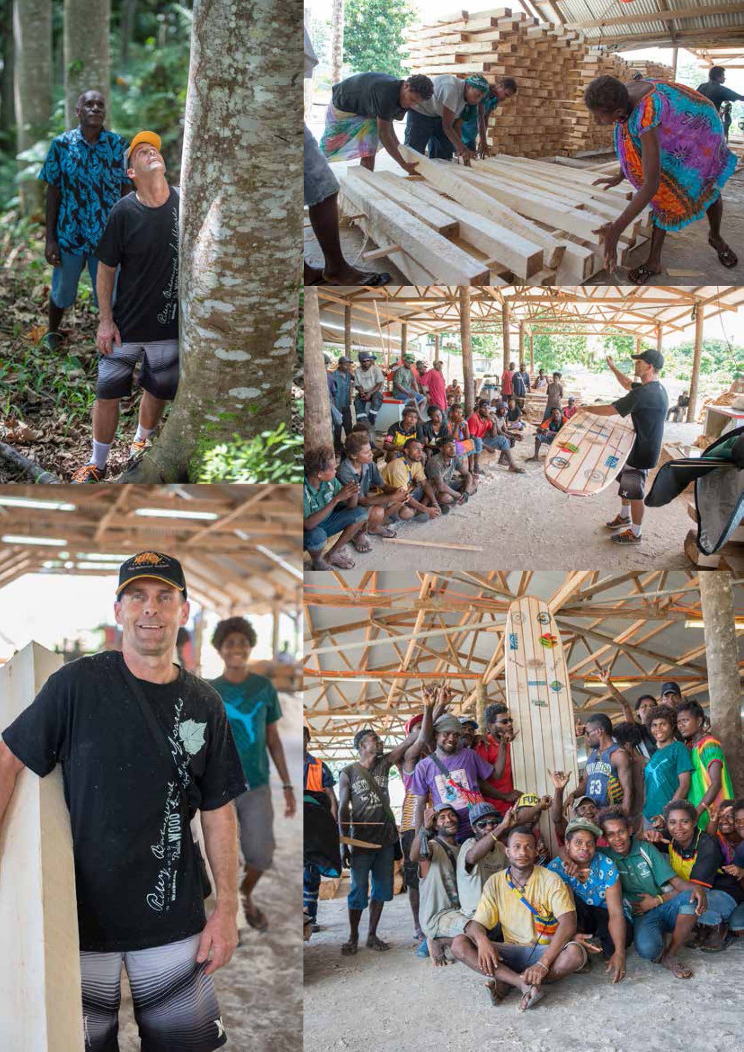 Travel to Papua New Guinea and build a balsa board