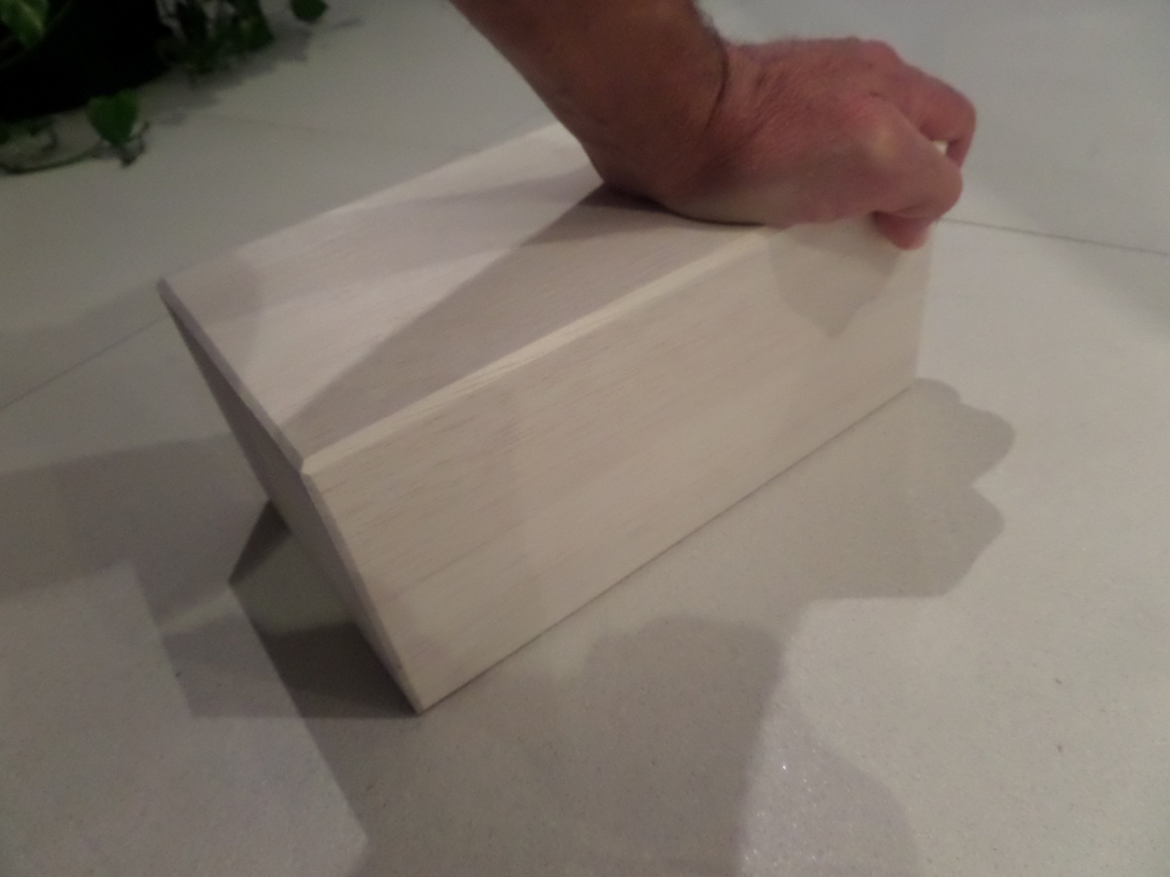 Yoga blocks for Pilates and Yoga in Raw balsa wood