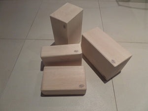 Yoga blocks for Pilates and Yoga in Raw balsa wood