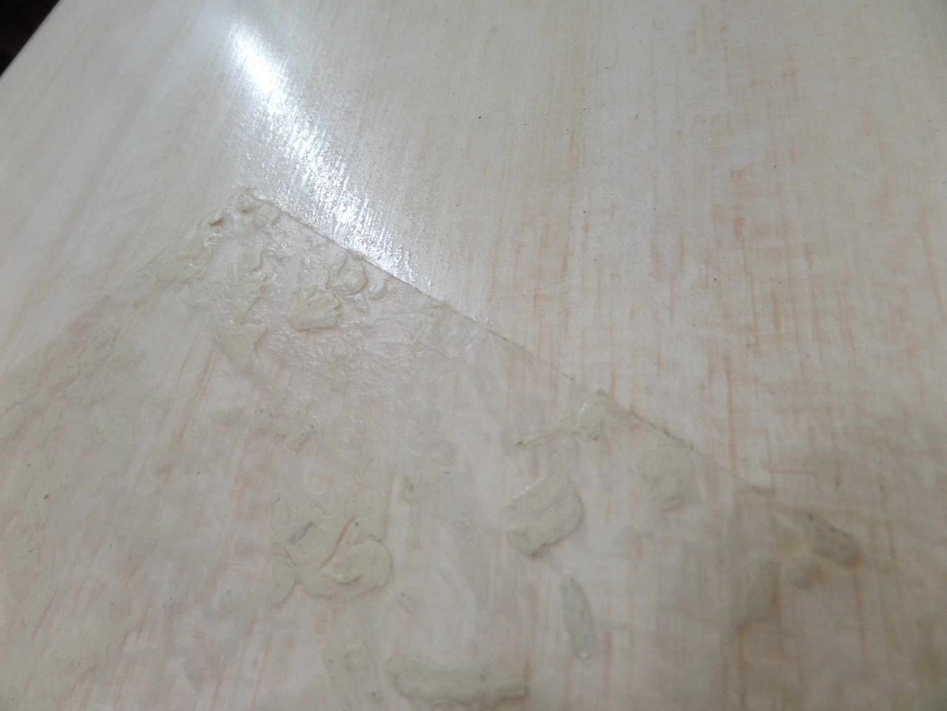 Brush on clear deck grip - waxless