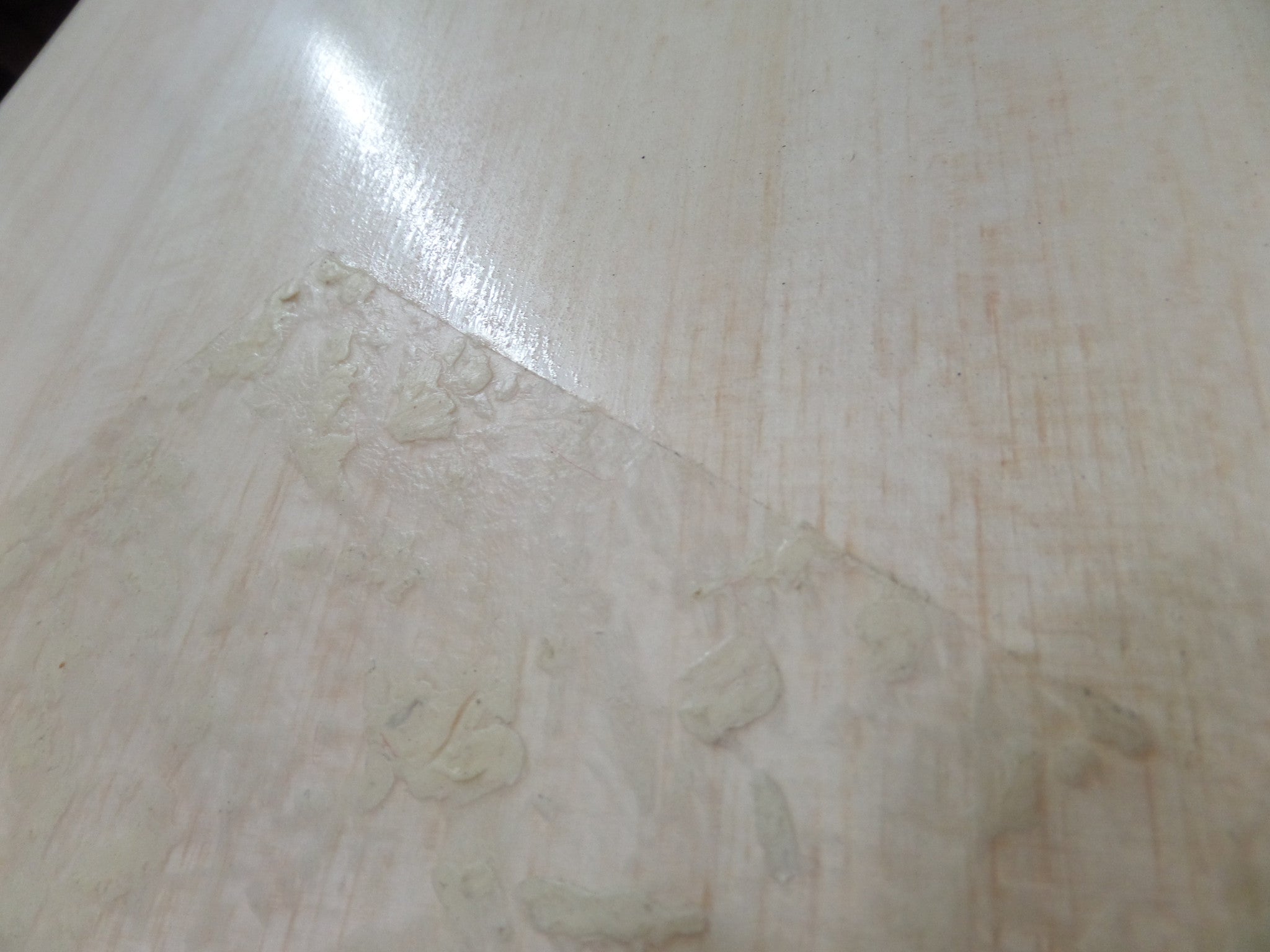 Brush on clear deck grip - waxless