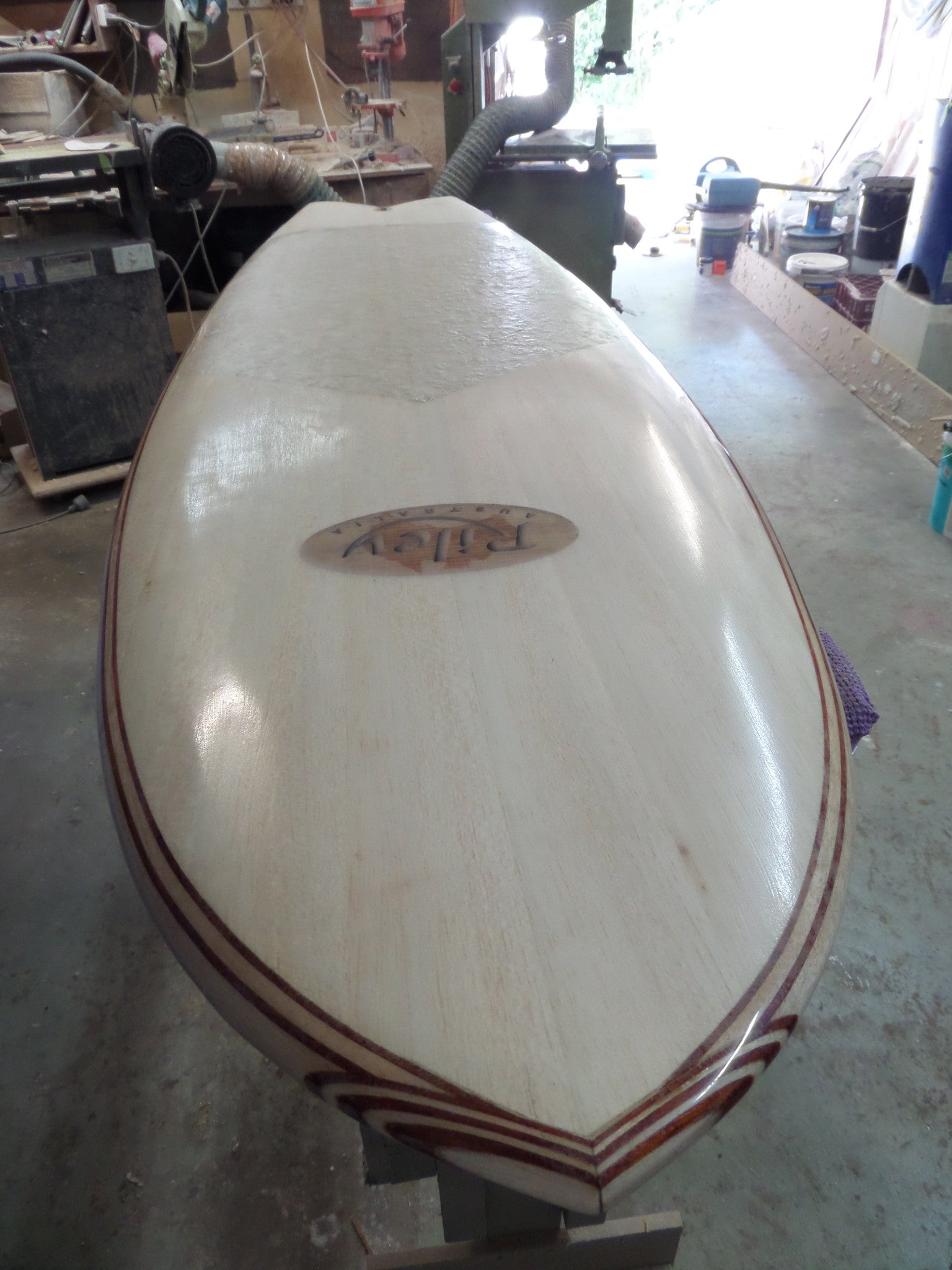 Brush on clear deck grip - waxless