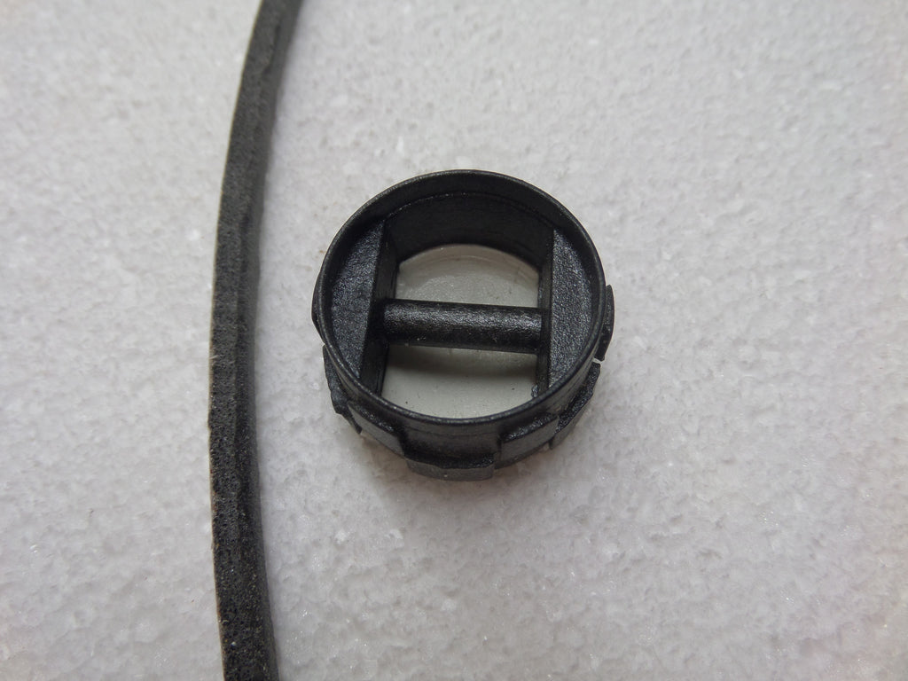 Legrope or leash plug in black or white or wood colour