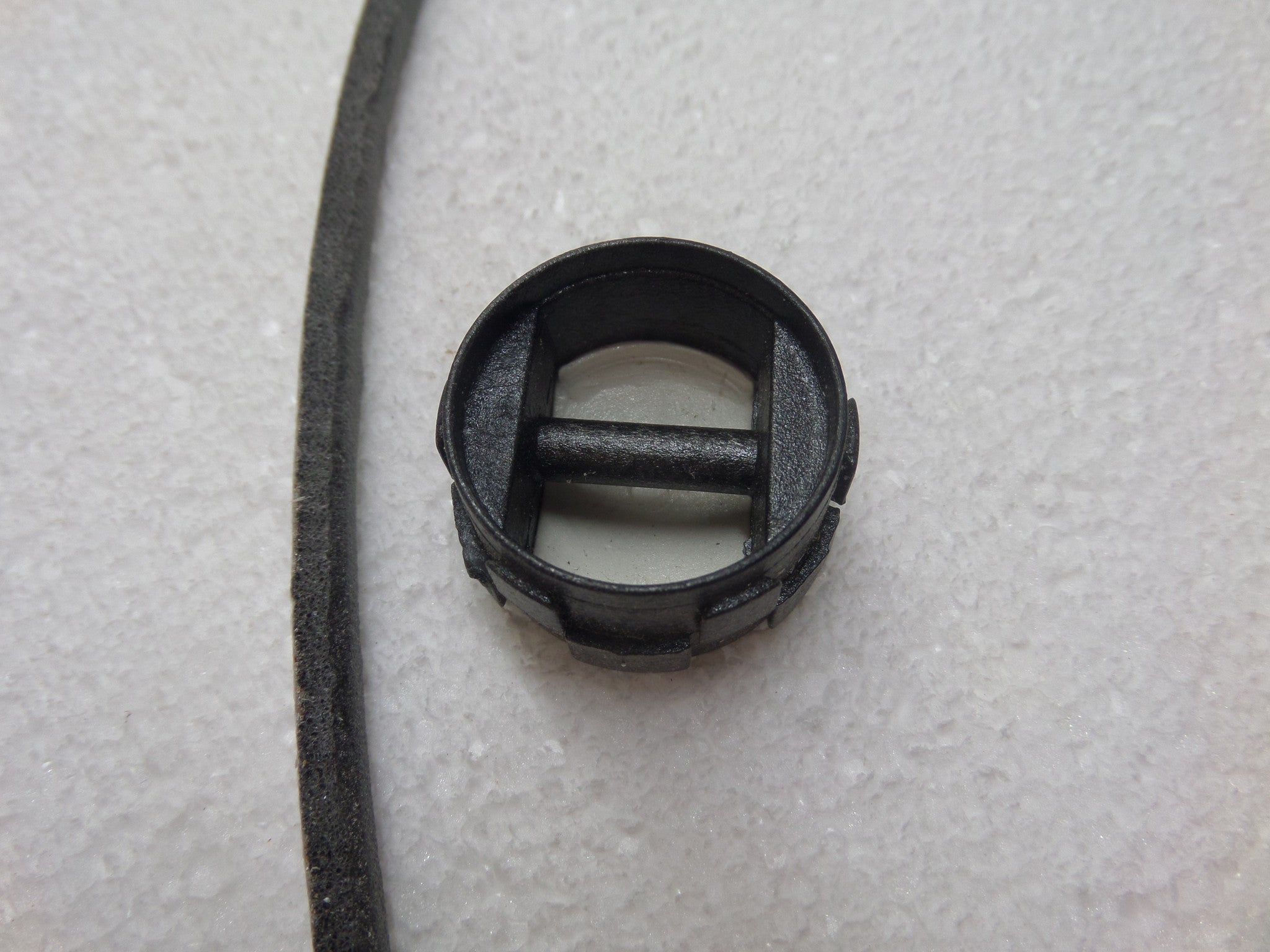 Vented Legrope or leash plug - white or black or wood coloured