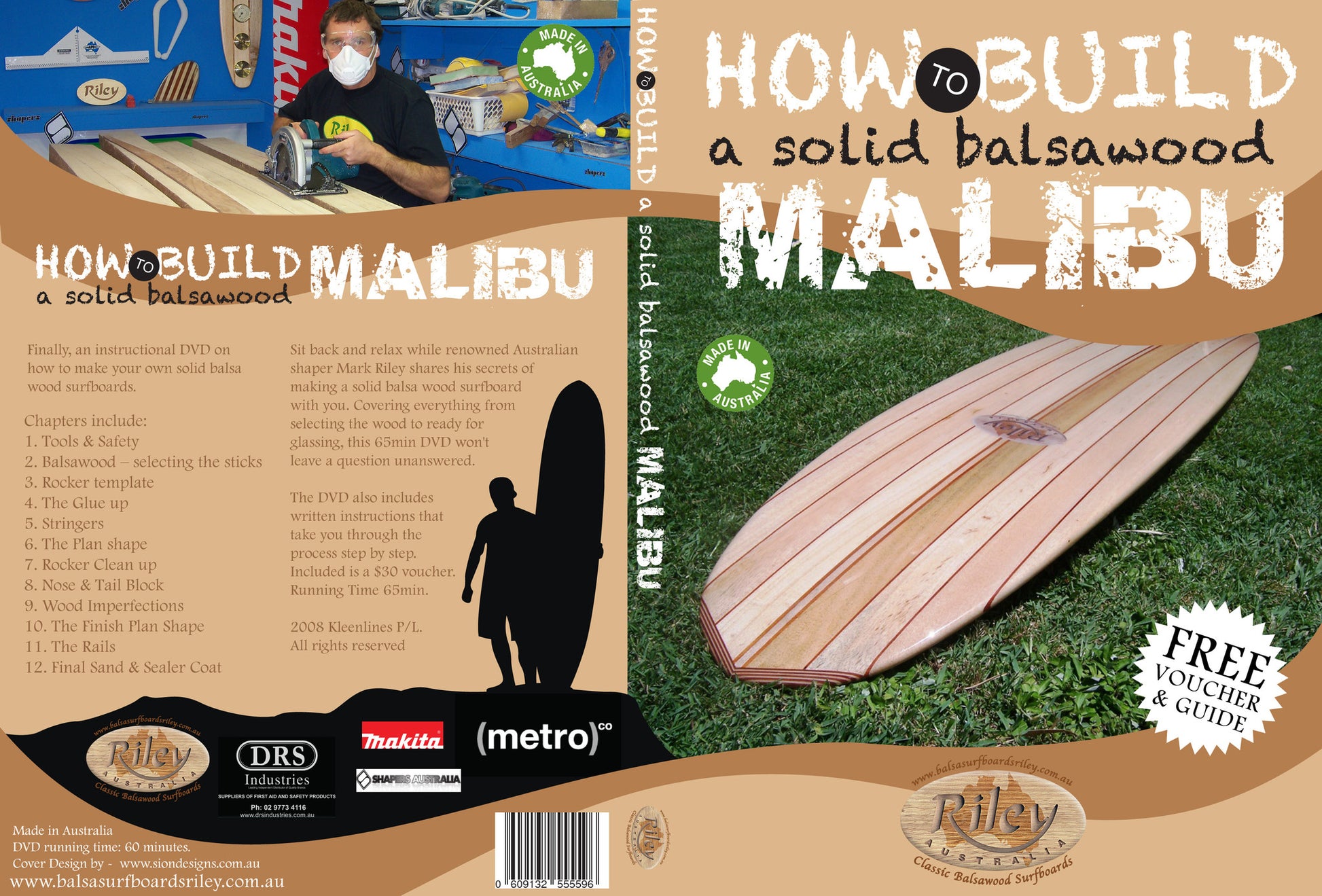 DVD - How to Make a Solid Balsawood Surfboard