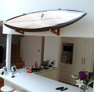 Hand made timber or wood surfboard racks and stands