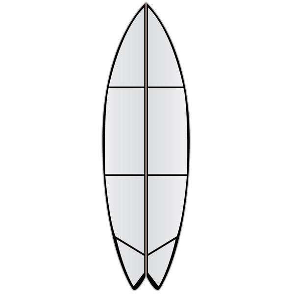 Versa Traction clear DECK grip tape for surfboards