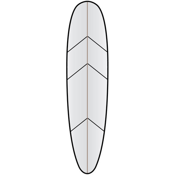 Versa Traction clear DECK grip tape for surfboards