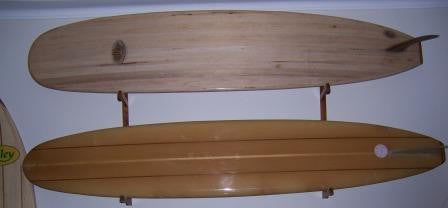 Longboard surfboard wall mount on sale